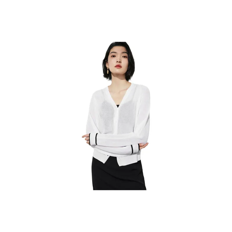 TKY SHOP Knitwear Women's Simple White-1