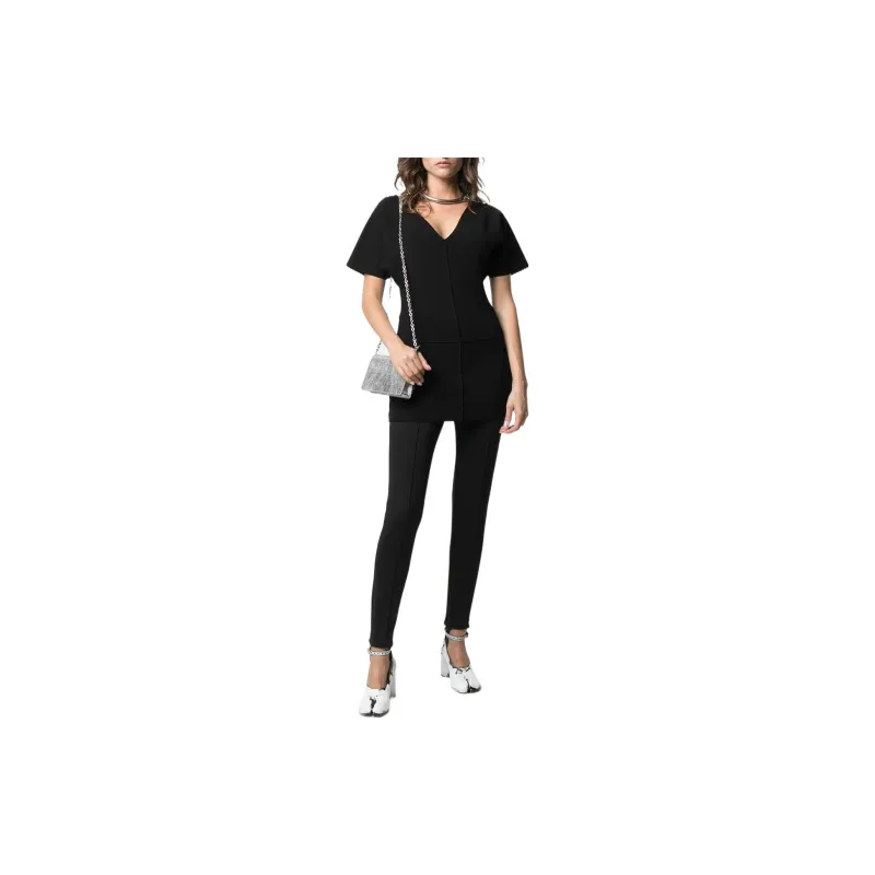 RICK OWENS Longline V neck Top-1