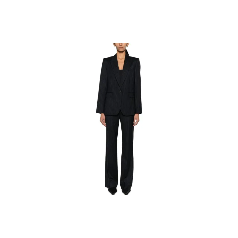 NILI LOTAN Corette Pinstripe-pattern Bootcut Trousers-1
