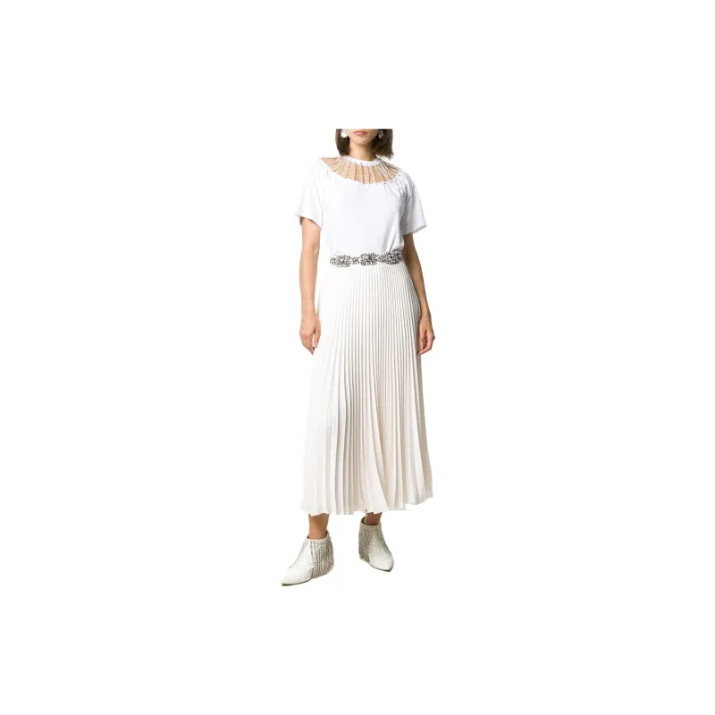 Christopher Kane Casual Long Skirts Women's White-1