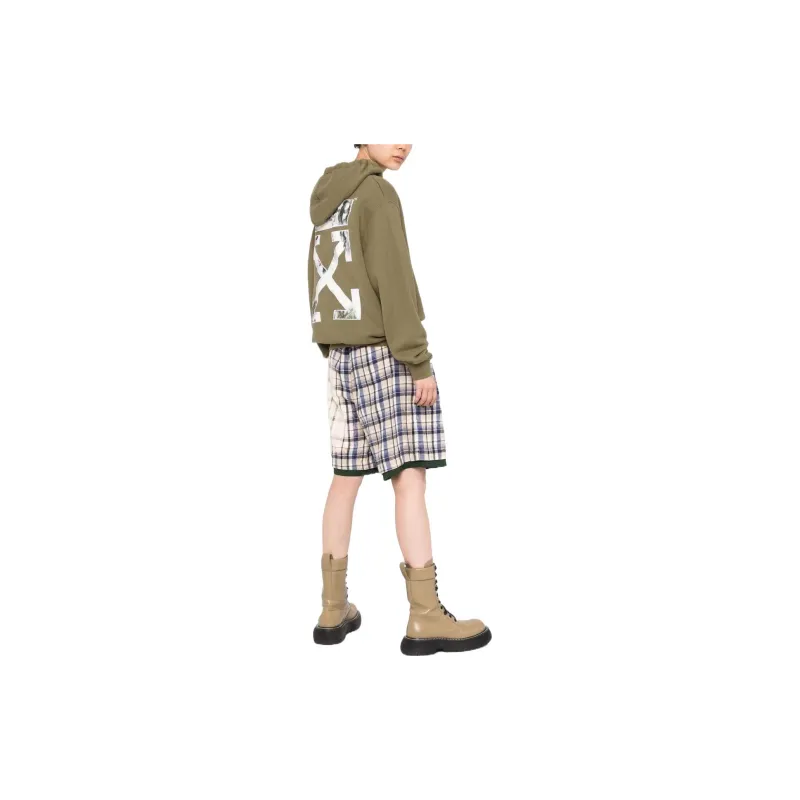 OFF-WHITE Arrows Abstract-print Logo Hoodie-2
