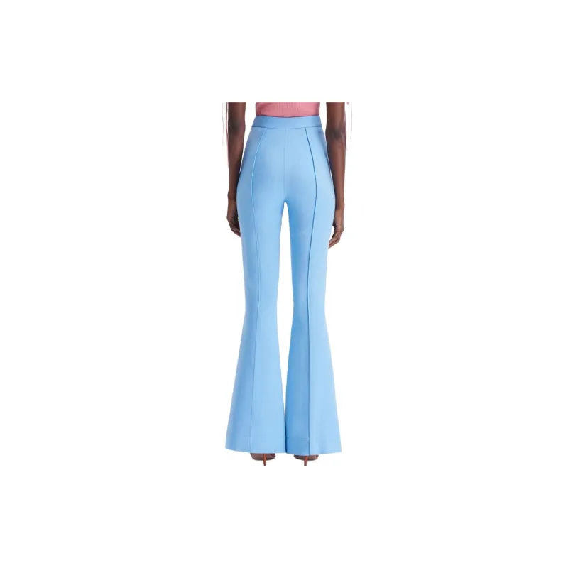 OSCAR DE LA RENTA Stretch-wool Flared Trousers-2