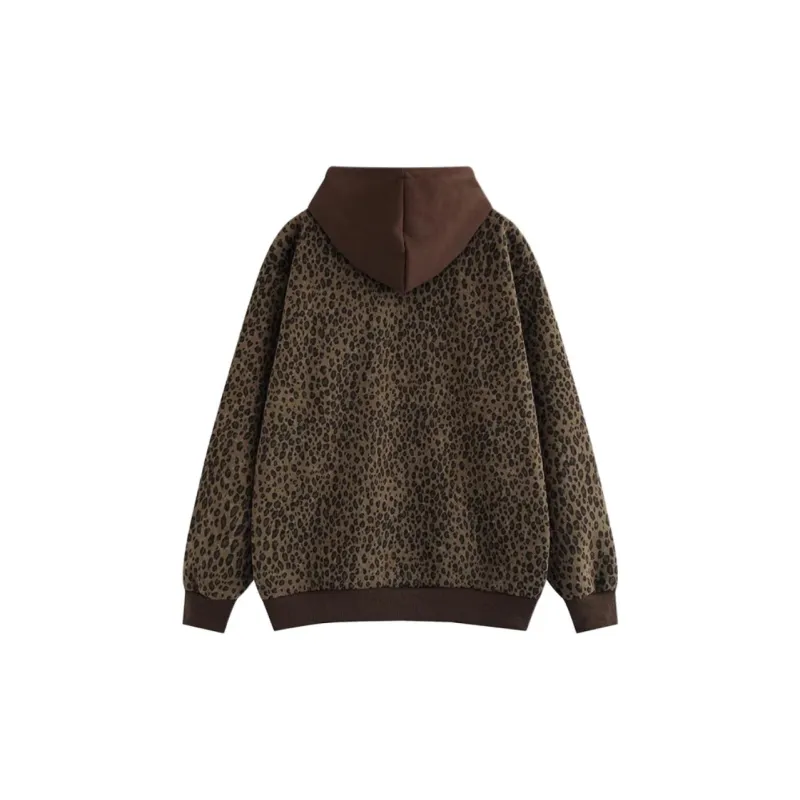 KIRHNE Jackets Unisex Leopard Print-1