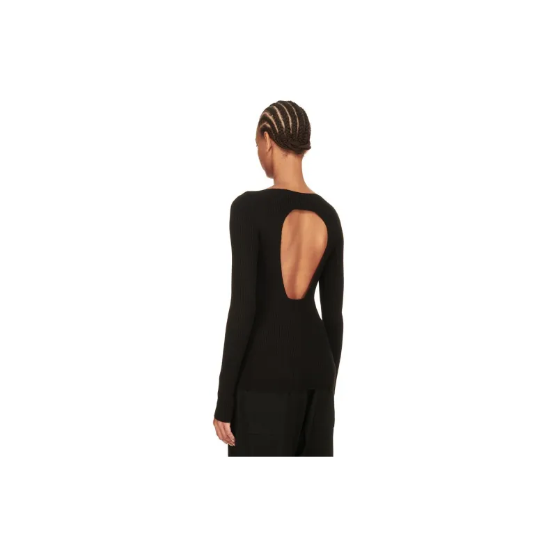 RICK OWENS Ribbed Knitted Top-2