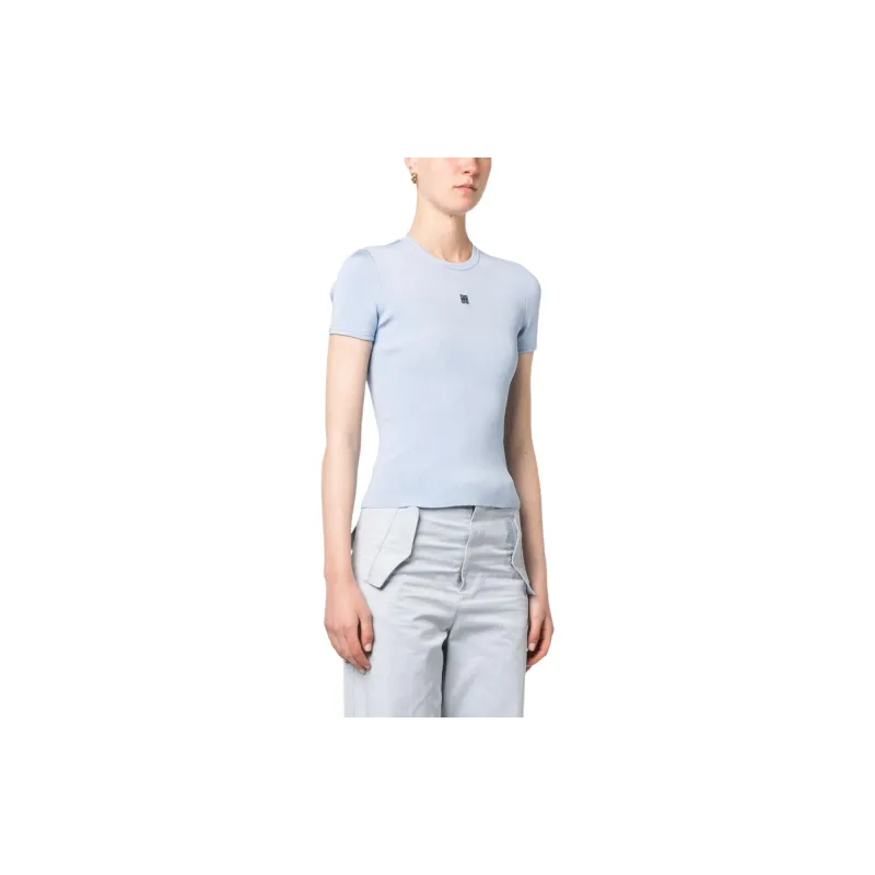 GIVENCHY T-Shirt Women's Light Blue-3