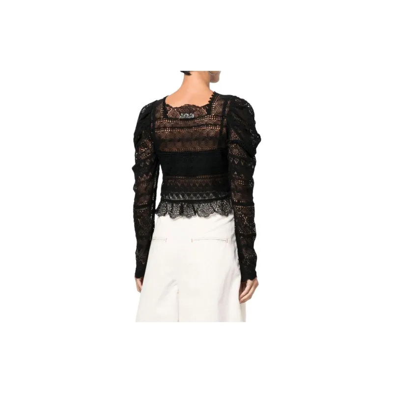 Ulla Johnson Eloise Lace Blouse-3