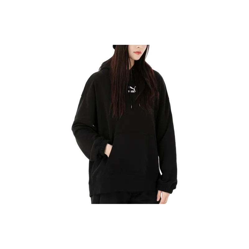 PUMA Sweatshirts Women's Black-2