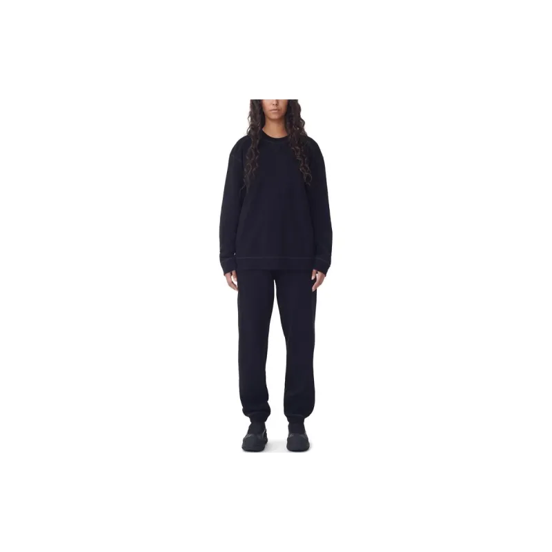 GANNI Logo Embroidered Crewneck Sweatshirt-1