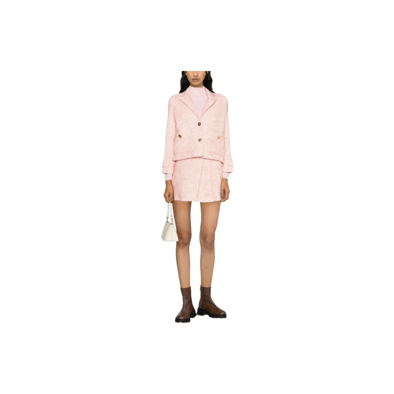 Maje Casual Short Skirts Women's Pink-2