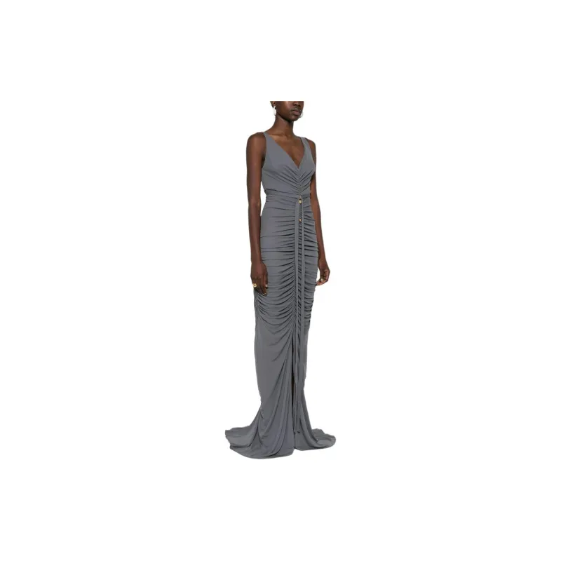 Elisabetta Franchi Red Carpet Gathered Gown-3
