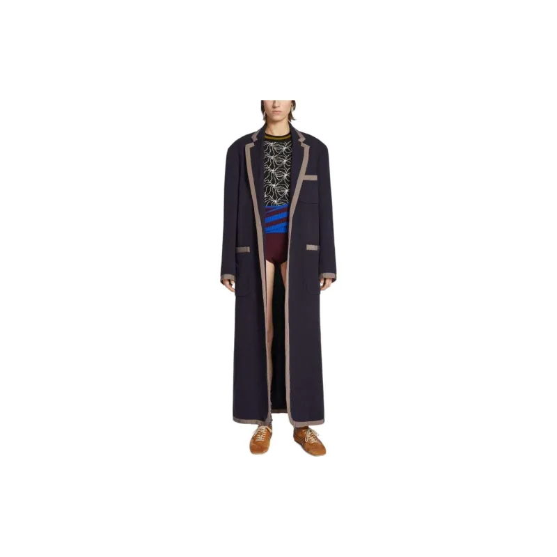 DRIES VAN NOTEN Coats Women's Navy-1