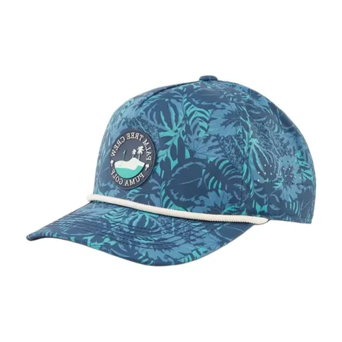 PUMA Polyester Elastane Cotton Blend Baseball Caps Men's Marine Blue
