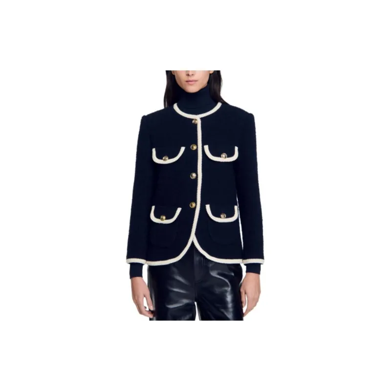 Sandro Tweed Jacket-1