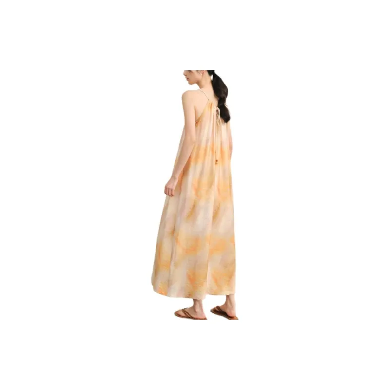 Orange Desire Sleeveless Dress Women's-3