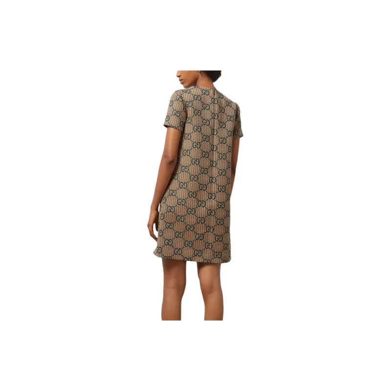 GUCCI GG jacquard Wool Dress-1