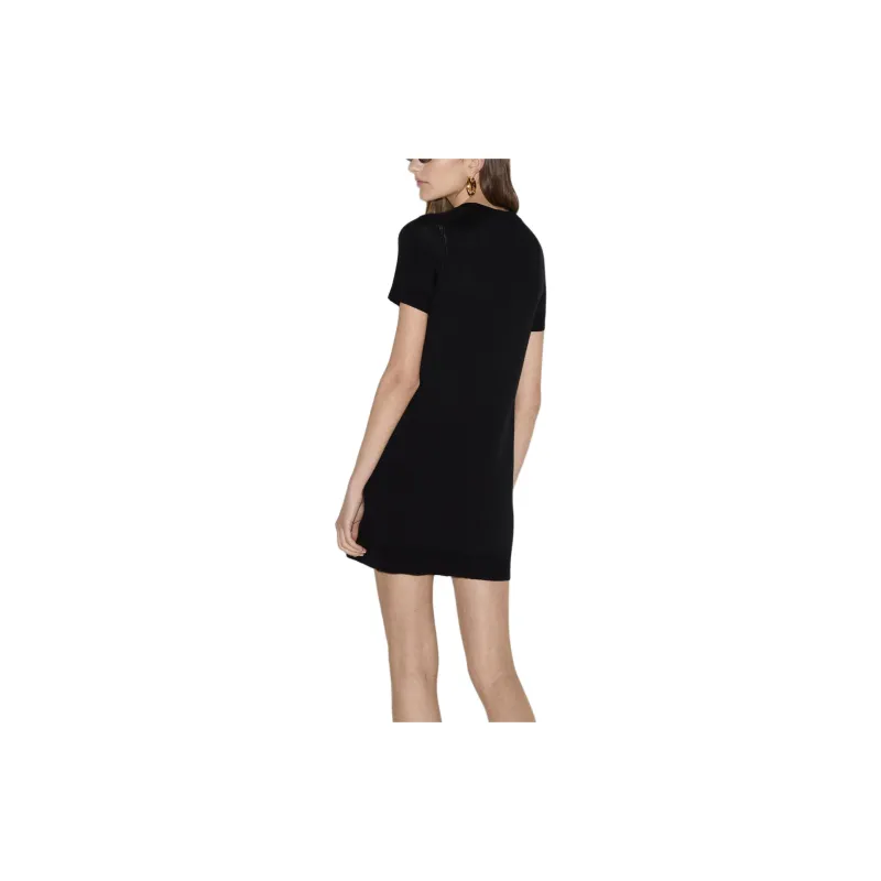 GUCCI SS24 Short Sleeved Dress Women's Black-2
