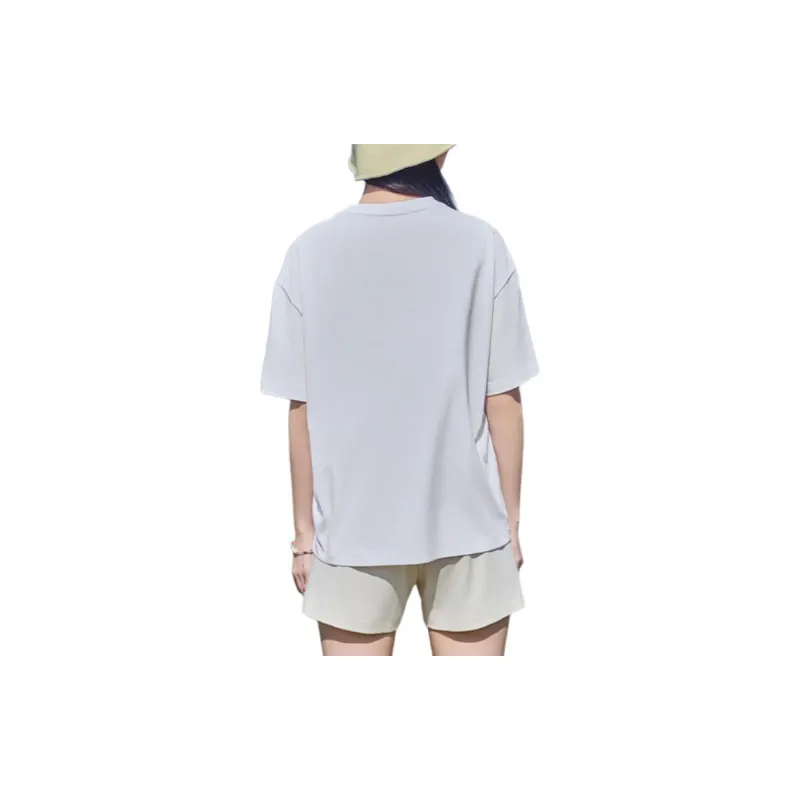 QIAODAN Regular T Shirt Women's Jordan White-4