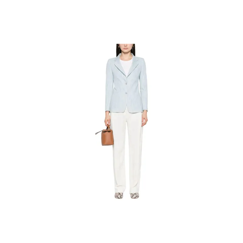 Tagliatore Single-breasted Denim Blazer-1
