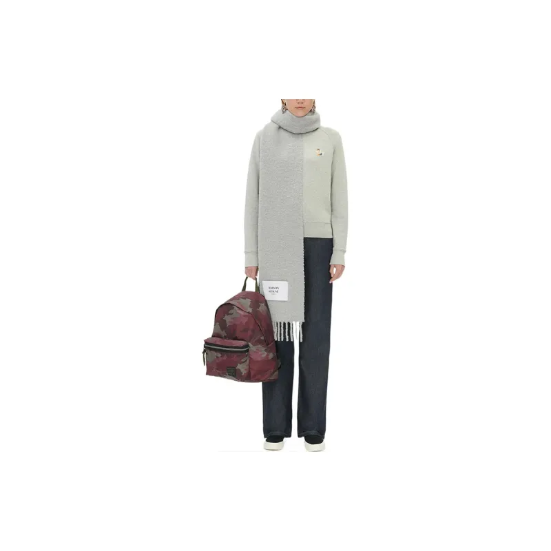Maison Kitsune Maison Kitsune Back To Series Sweatshirts Women's Gray-2