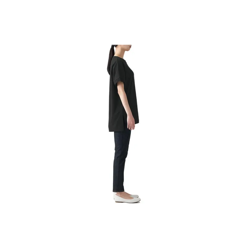 MUJI T Shirts Women's Black-3