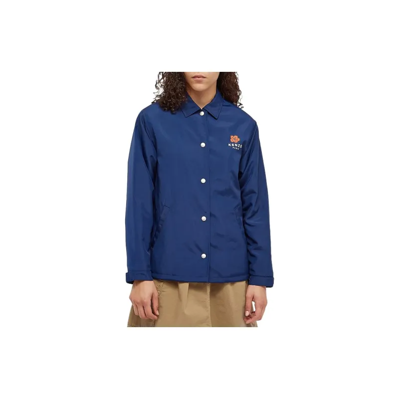 KENZO X Nigo Boke Flower Coach Jacket Navy-2