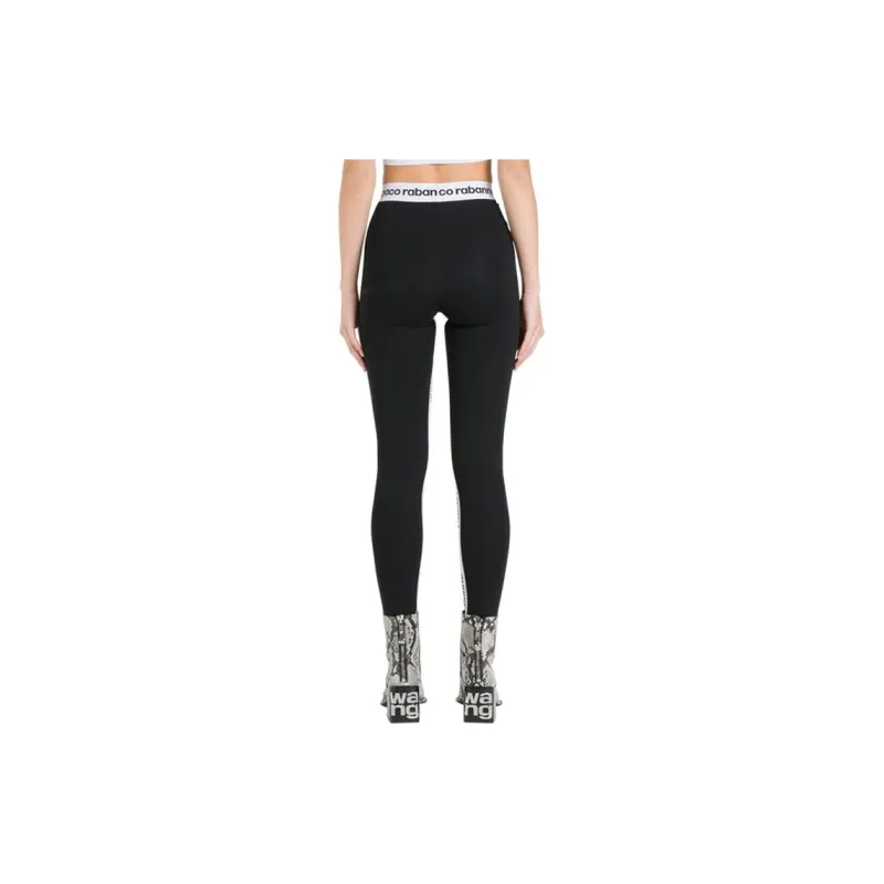 Paco Rabanne Logo Waistband Leggings-2
