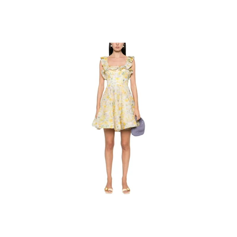 Zimmermann Harmony Ruffled Mini Dress-1