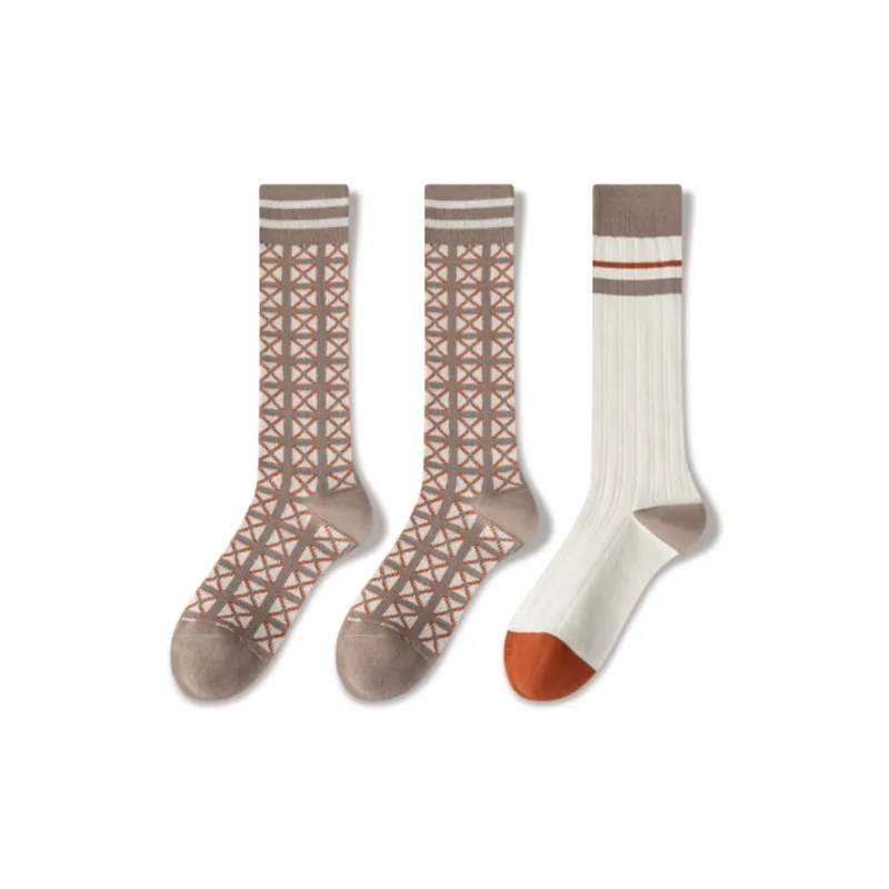 JIAZINI Knee High Socks Women's Combo Set-12