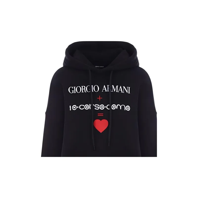 GIORGIO ARMANI X 10 Corso Como Cotton Hoodie-5