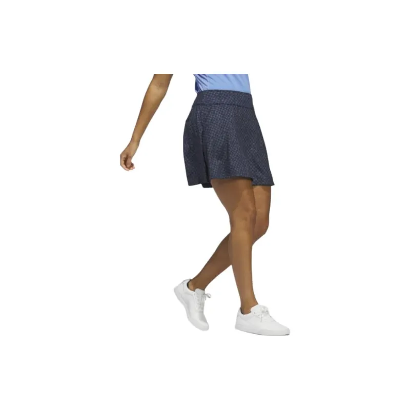 Adidas PRINTED 16-INCH GOLF SKIRT Casual Short Skirts Women's Academy Navy Blue/Shadow Marine Blue-1