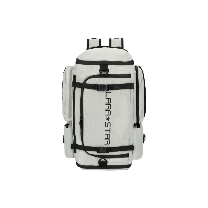 LARA STAR Nylon Muscle Power Backpack Large Size Men's Gray-4