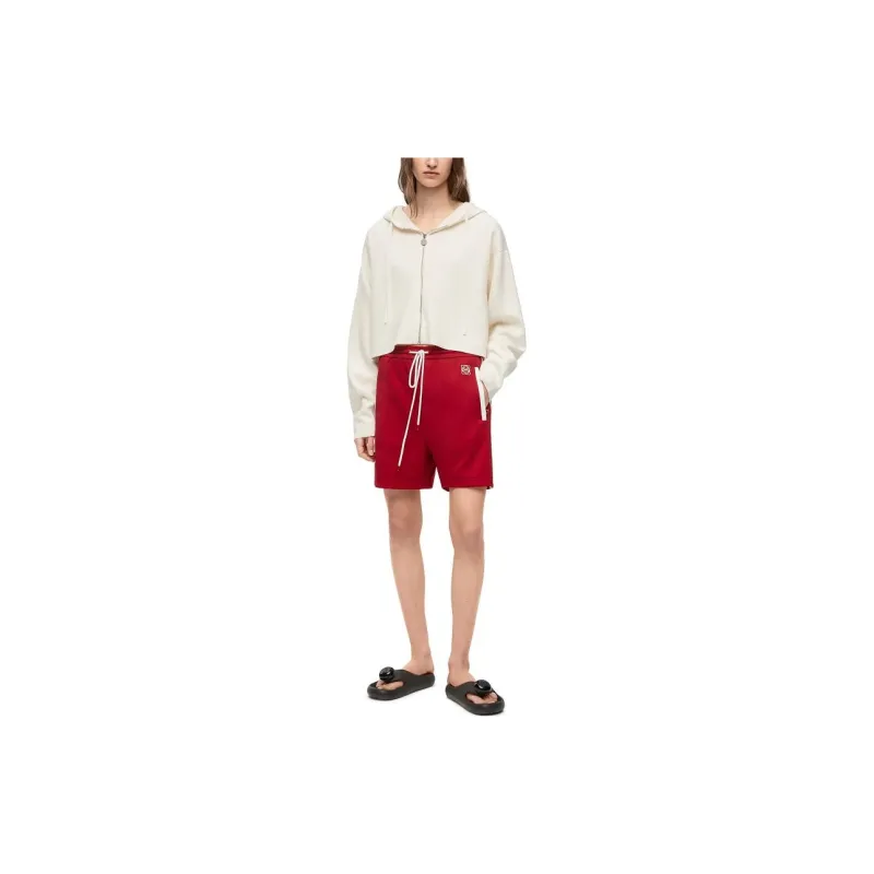LOEWE Tracksuit Shorts 'Havana Red'-1