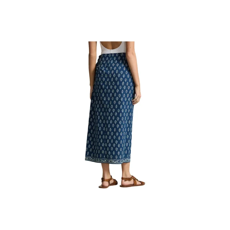 Polo Ralph Lauren Geometric pattern Print Cotton Skirt-2