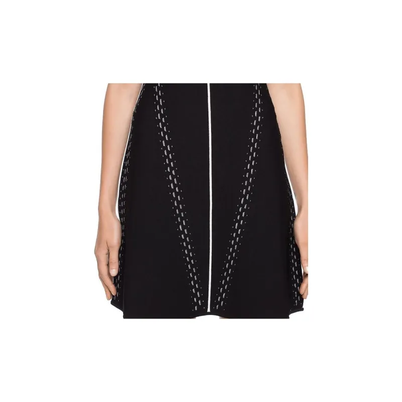 VERSACE Sleeveless Dresses Women's Black-5