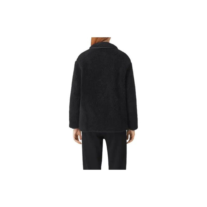 Burberry Jackets Coats Women's Black-2