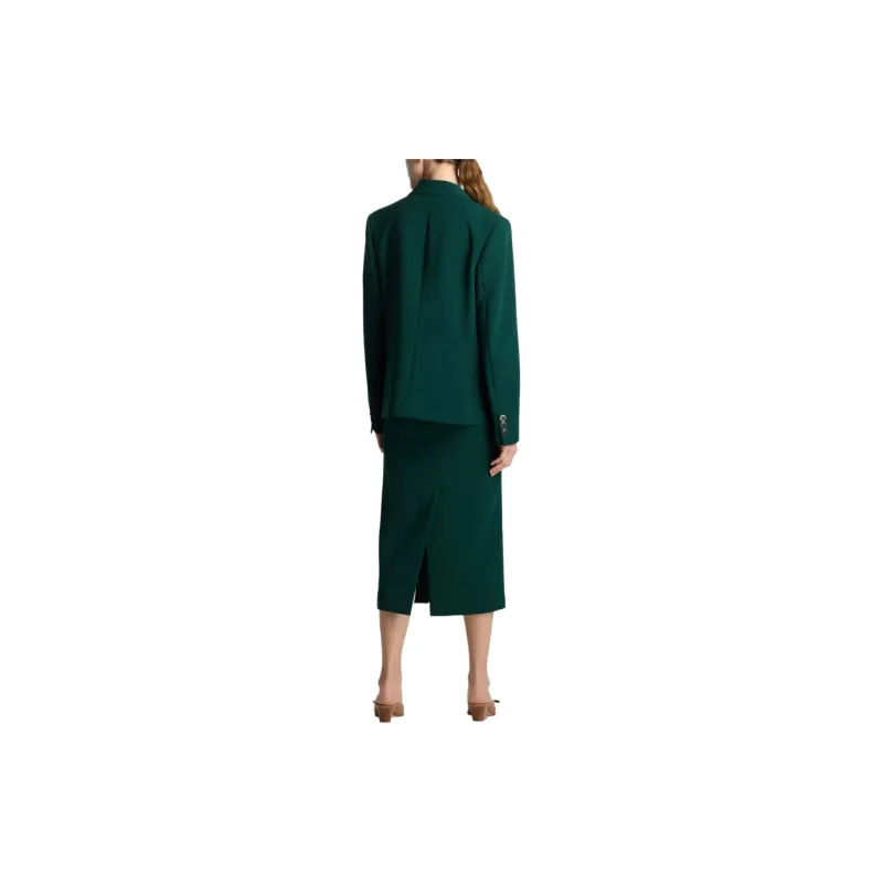St. John Stretch-cady Midi Skirt-1