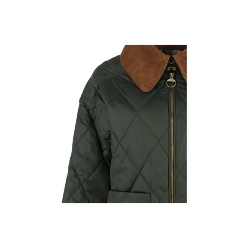 BARBOUR FW23 Puffer Jacket Women's Green-3