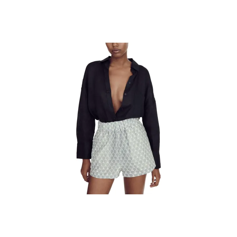 ZARA Casual Shorts Women's Blue-2