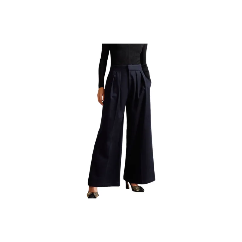 Ted Baker Casual Pants Women's Navy Blue-1
