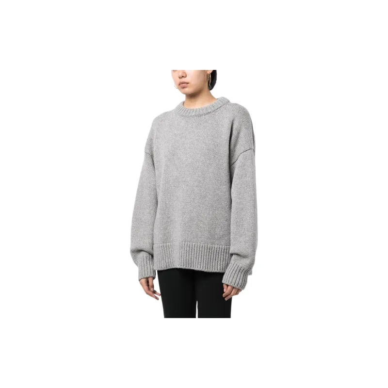 THE ROW Puff-Sleeved Crewneck Jumper-7