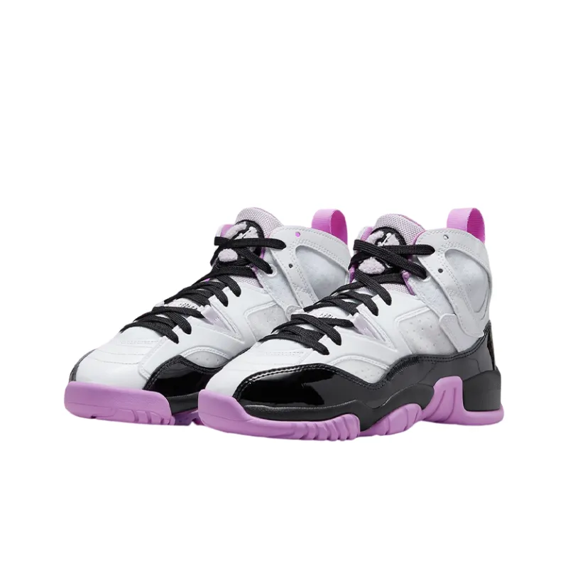 Jumpman Two Trey GS 'White Barely Grape'-2