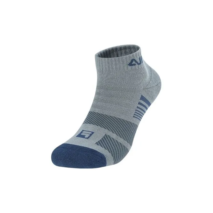 FILA Fitness Collection Athletics Ankle Socks Men's 1 Pack Alloy Gray-0