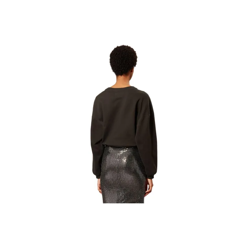 ISABEL MARANT ETOILE Margo Flocked logo Sweatshirt-1
