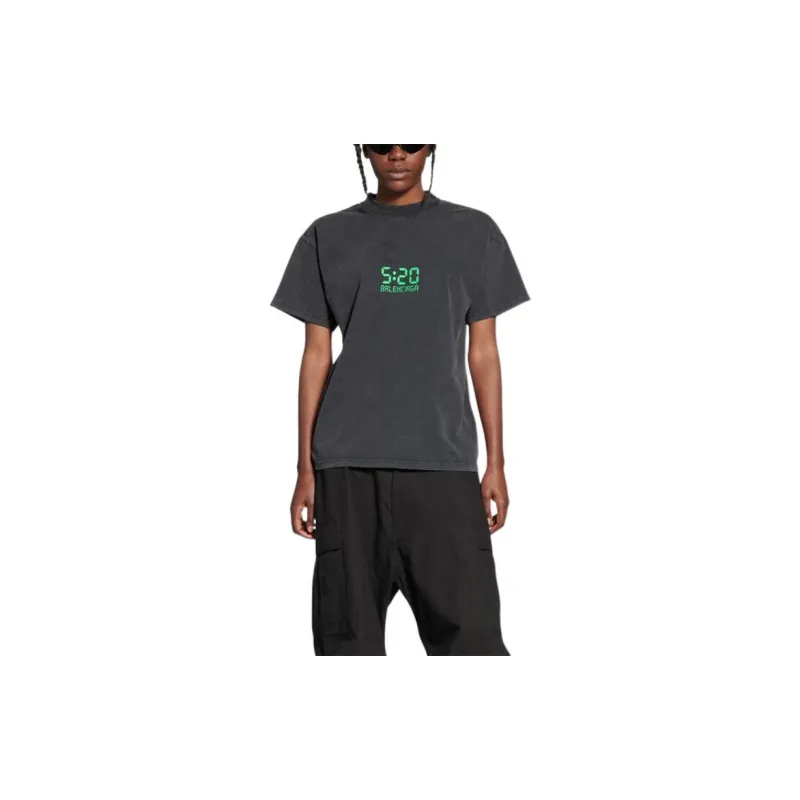 Balenciaga 520 T-Shirts Women's Black-2
