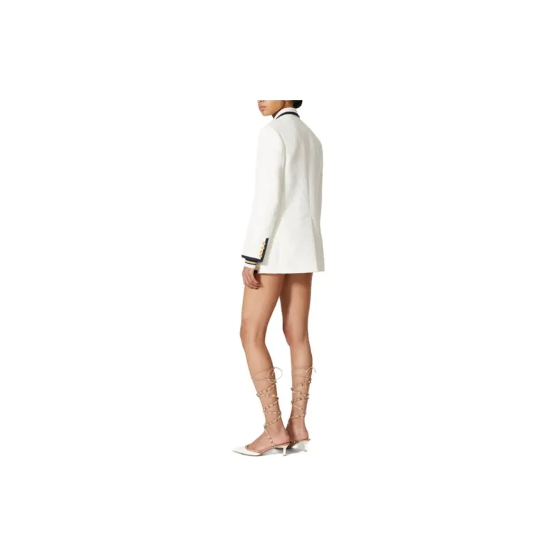 Valentino Double Breasted Long Sleeved Jacket-3