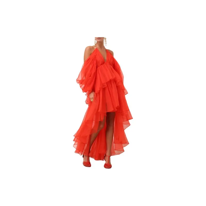 Zimmermann SS24 Slip Dresses Women's Red-1