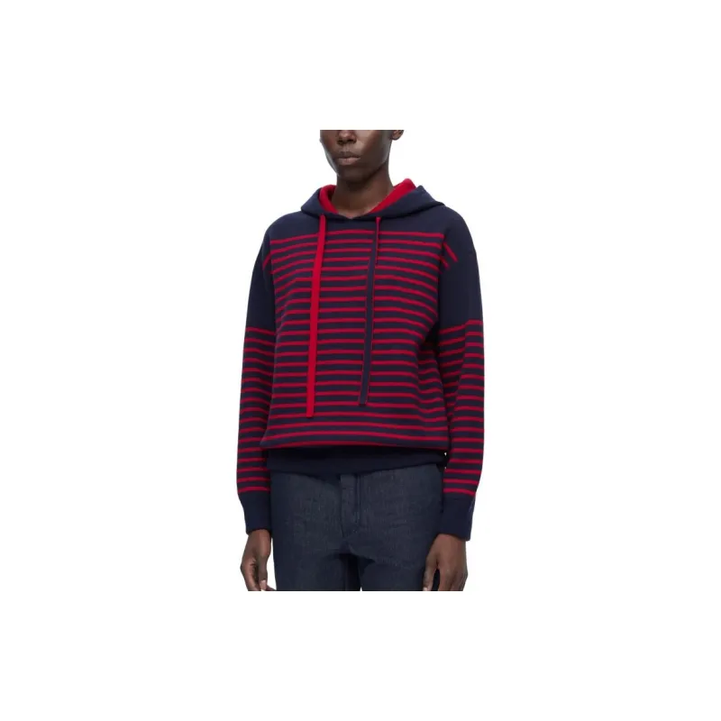 LOEWE Hoodie 'Navy/Red'-1