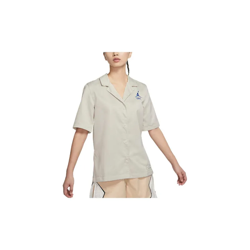 Jordan Set in Sleeve T Shirt Women's White-2