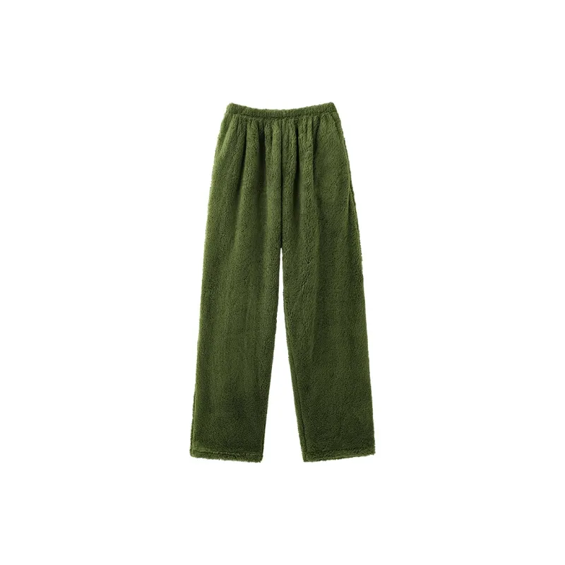Qiao Ni Tong Pajama Pants Men's Green-0