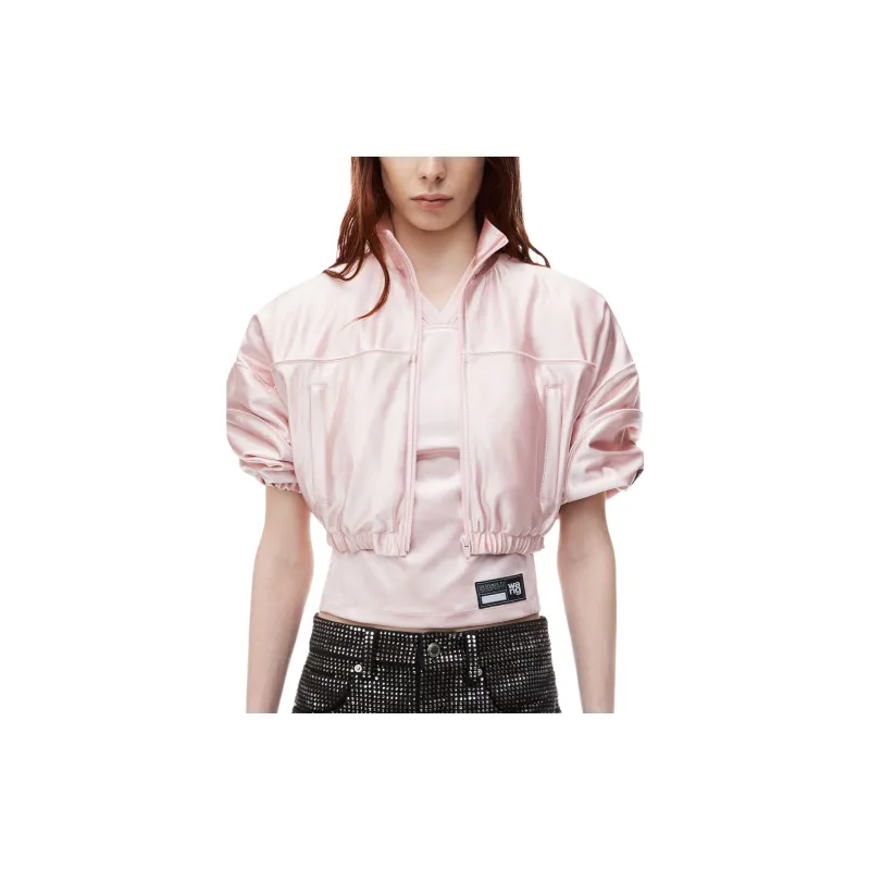 Alexander Wang Logo appliqué Bomber Jacket-2